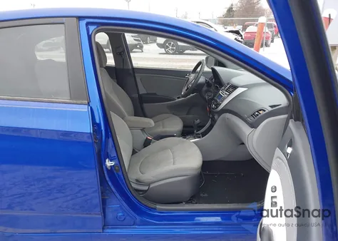 2013 Hyundai Accent Gls из США, поврежденный, VIN KMHCU4AE1DU461740